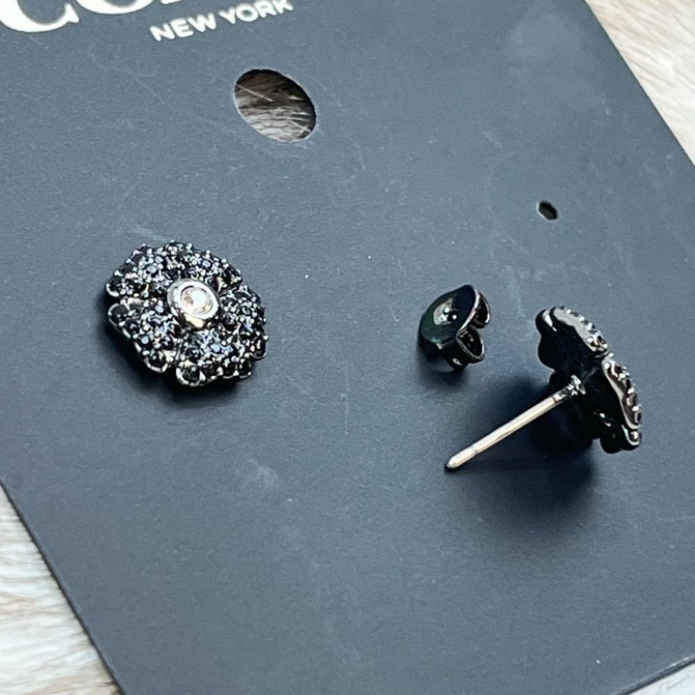 Coach Sparkling Daisy Stud Earrings - Picture 6 of 7